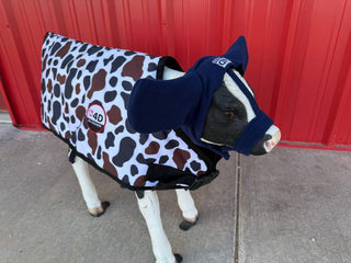 4-D Ag Cow Print Calf Jacket : Large