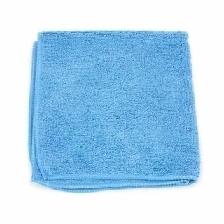 Microfiber Blue Towels 16" x 16" 250GSM : 400ct Bulk Pack
