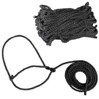 Polypro Calf Halter Black Individually Bagged