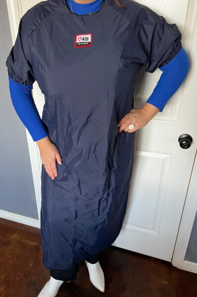 4-D Ag Calving Apron : Large Blue