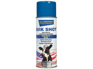 Quik Shot Spray Inverted Tip 12oz : Blue