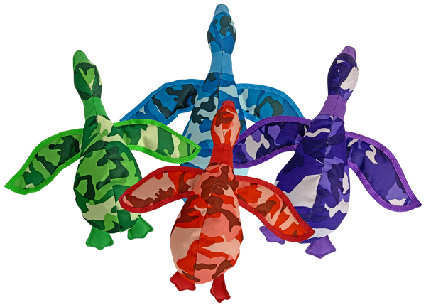 Camo Duck Dog Toy Assorted 13" : Each