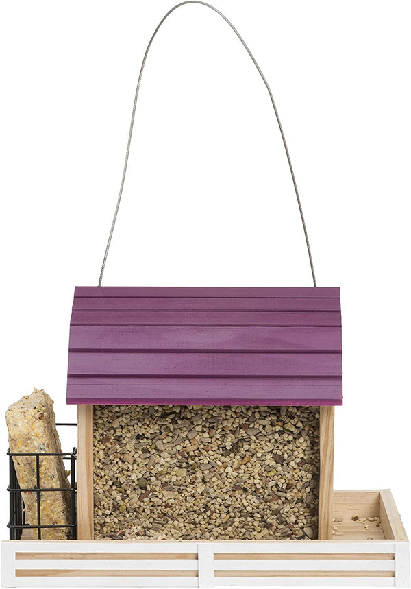 Perky Pet Wild Bird Feeder Wooden Barn : Holds 2lb