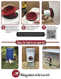 Rentacoop DIY Large Chicken Feeder Kit : 2ct