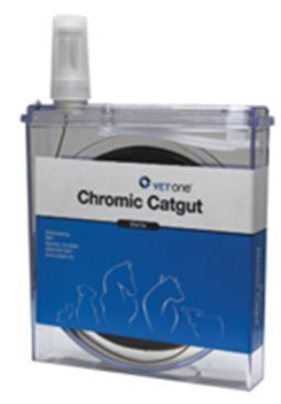 Chromic Catgut Sterile Absorbable Suture Cassette 25M : Number 4