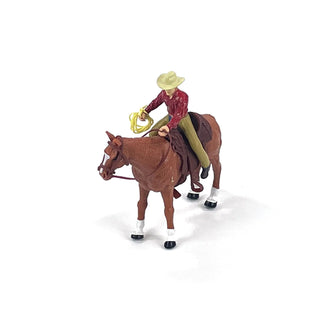 Big Country Toys 6666 Cowboy & Quarter Horse