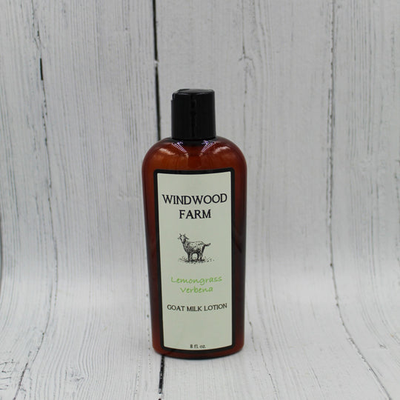 Windwood Goat Milk Lotion 8oz : Lemongrass Verbena