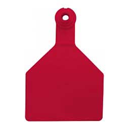 Z-Tag Stockman Cow Large 2 Piece Tags 25ct: Red