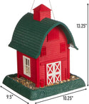 Wild Bird Feeder Small Barn : Holds 5lbs