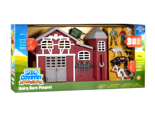 Big Country Toy Dairy Barn Playset : 38 Piece