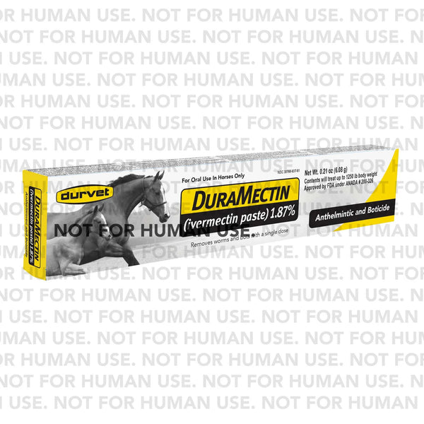 Durvet Duramectin (Ivermectin) Paste : 6.08GM