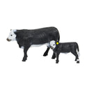 Big Country Toys Bagged Black Baldy Cow and Calf