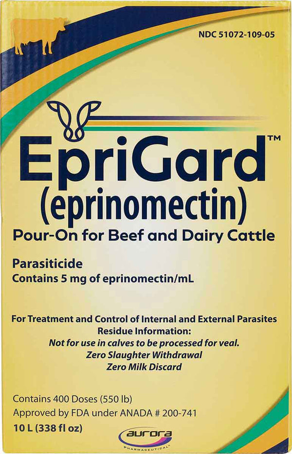 Eprigard Eprinomectin Pour On : 10L