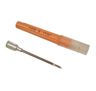 Excel 14G x 1.5" Disposable Aluminum Needles : 100ct