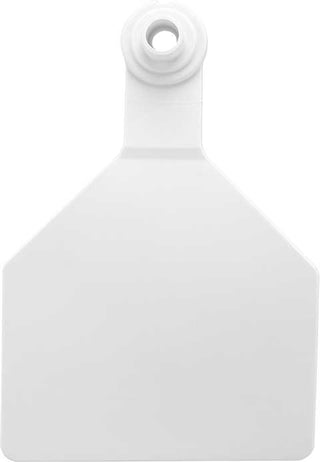 Z-Tag Stockman Cow Large 2 Piece Tags 25ct: White