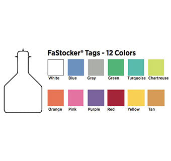 Temple Fastocker Blank Green Tags : 50ct