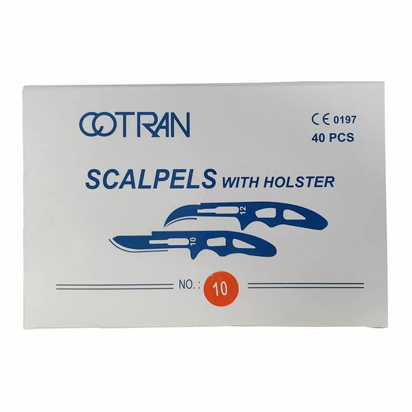 Mini Pocket Disposable #10 Scalpels : 40ct