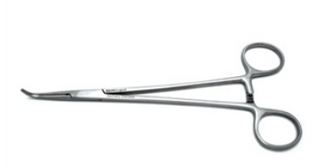 Gemini-Mixter Delicate Forceps w Full Curved Jaws : 7 inches