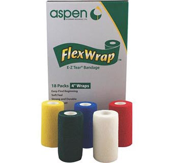 Flexwrap EZ Tear 4" Assorted : 18ct