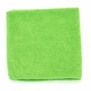 Microfiber Green Towels 12" x 12" : 600ct 250GSM