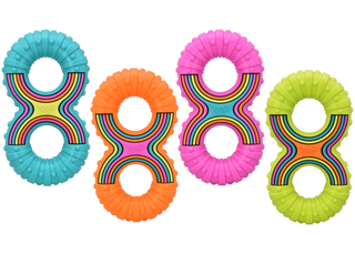 Grooverz Figure 8 Dog Toy Assorted : 8 inches