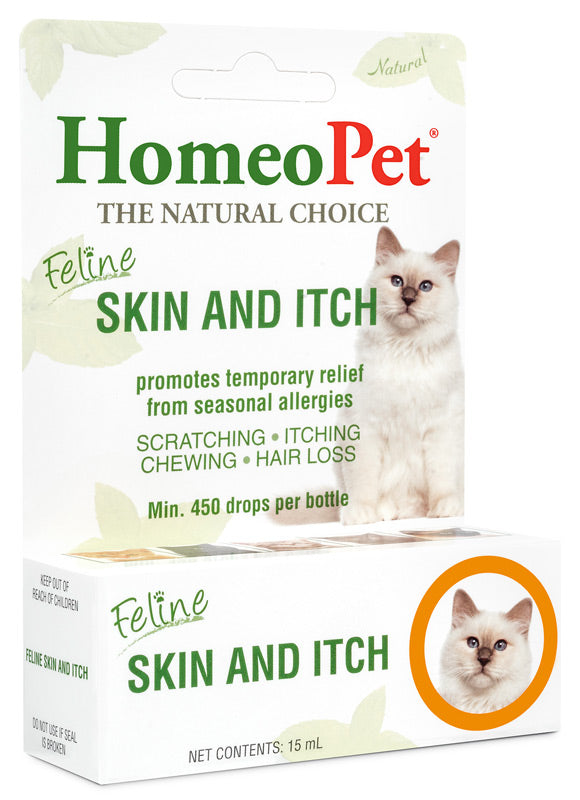 Homeopet Skin Itch Relief Cat : 15ml