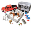 Big Country Toys Truck & Horse Trailer Set : 24 pc