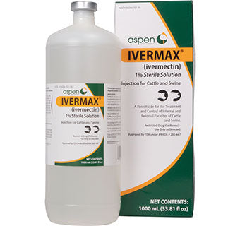 Ivermax (Ivermectin) Injectable 1% : 1000ml