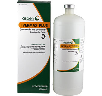 Aspen Ivermax Plus (BM) (Ivermectin) 1% Injectable : 1000ml