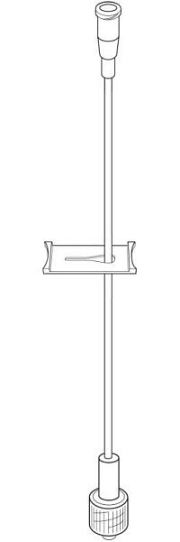 IV Extension Set Microbore w/LL Adapter : 7 inches
