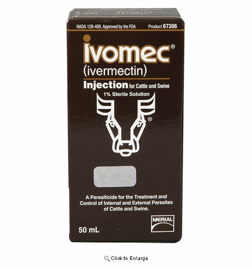 Ivomec Injectable 1% : 50ml