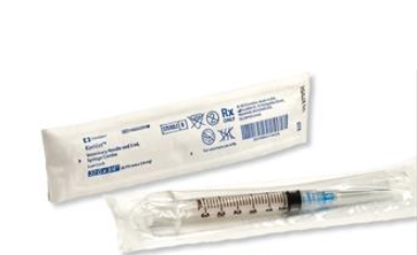 Kenvet 3ml Luerlock Syringes Soft Pack w/ 22 Gauge x 1" Needles : 100ct