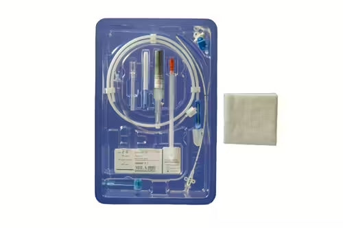 Milcath Long Term Lumen IV Catheter with Guidewire :14 Gauge x 8 inches