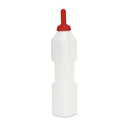 Milk Rite Calf Nurser Bottle with Snap On Nipple : 3qt