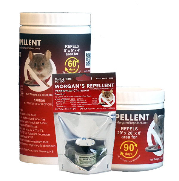 Morgan's Repel Mice & Rat Peppermint/Cinnamon : .5oz