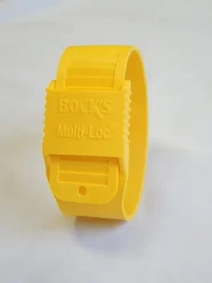 Bock's Multi-Loc  Leg Bands Yellow with Letter B : Each