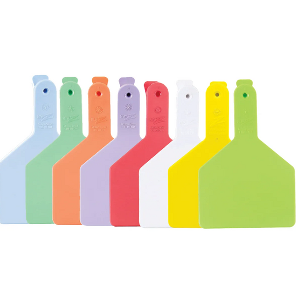 Z Tag No Snag Cow Blank :Tags - Pack of 25 Blue