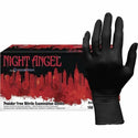 Night Angel Nitrile Powder Free Exam Gloves 100ct : Small