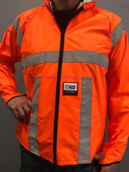 4-D AG Orange Jacket : Small