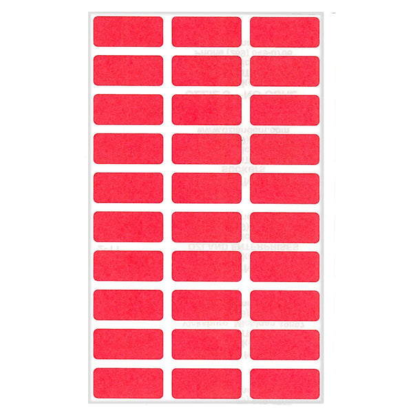 Ozzie's No Curl Stickers Red : 300ct