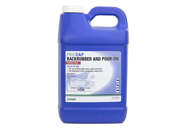 Prozap Backrubber Pour On (Permethrin): 2.5 Gal