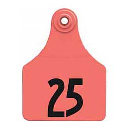 Allflex Red Global Large Numbered Tags 251-275 : Pack of 25