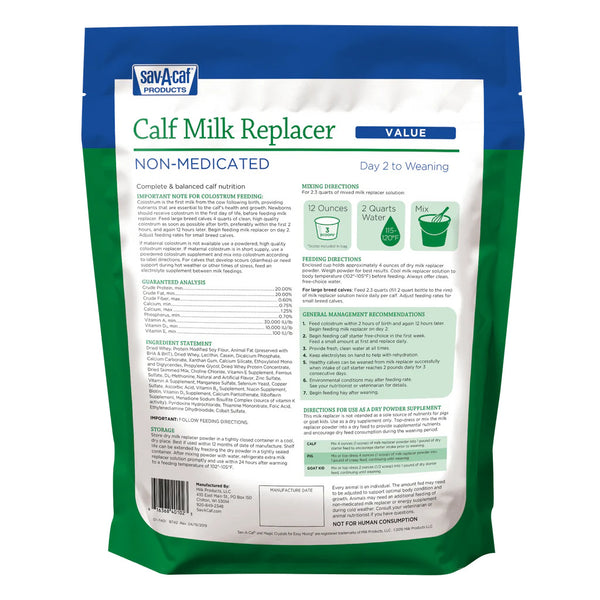 Sav-A-Calf Milk Replacer 20% : 50lb