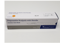 Disposable SS scalpels with handle #15 : 10ct