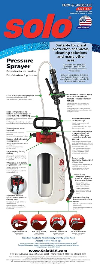 Solo 430 Series Sprayer : 2Gal