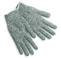Gloves Heavy String Knit Gray Pair : Large