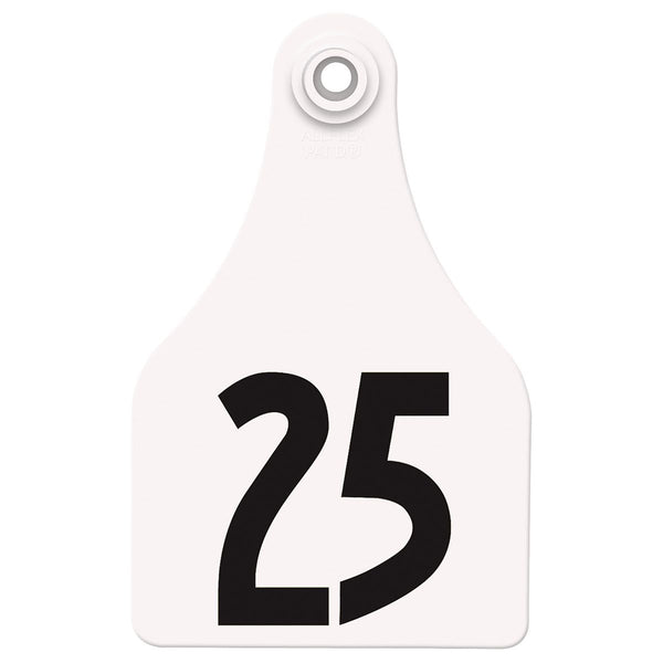 Allflex Global Super Maxi Female w/Males : White 1-25