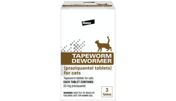 Tapeworm Dewormer For Cats : 3ct