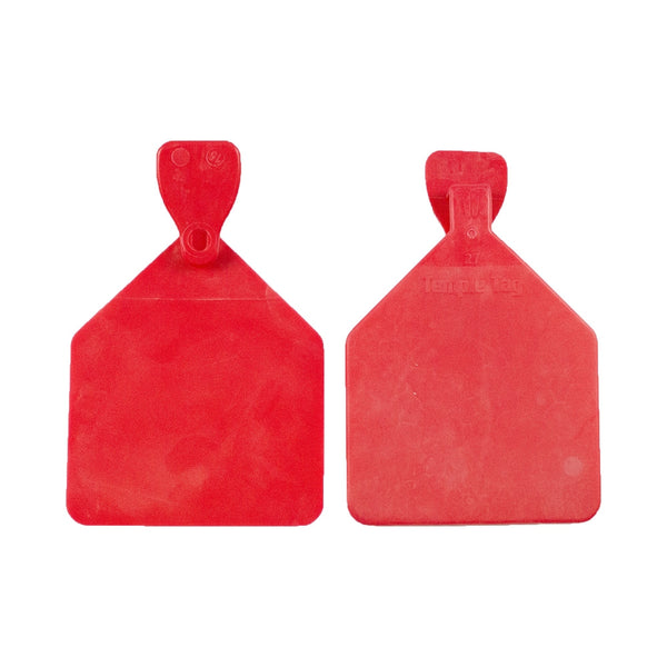 Temple Tag Feeder Red Blank : 50ct