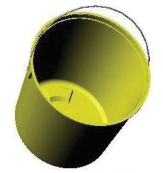 Tough Impact Resistant Utility Bucket : 5qt